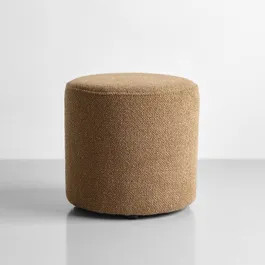 Barrow Ginger Small Pouf Ottoman | Unison