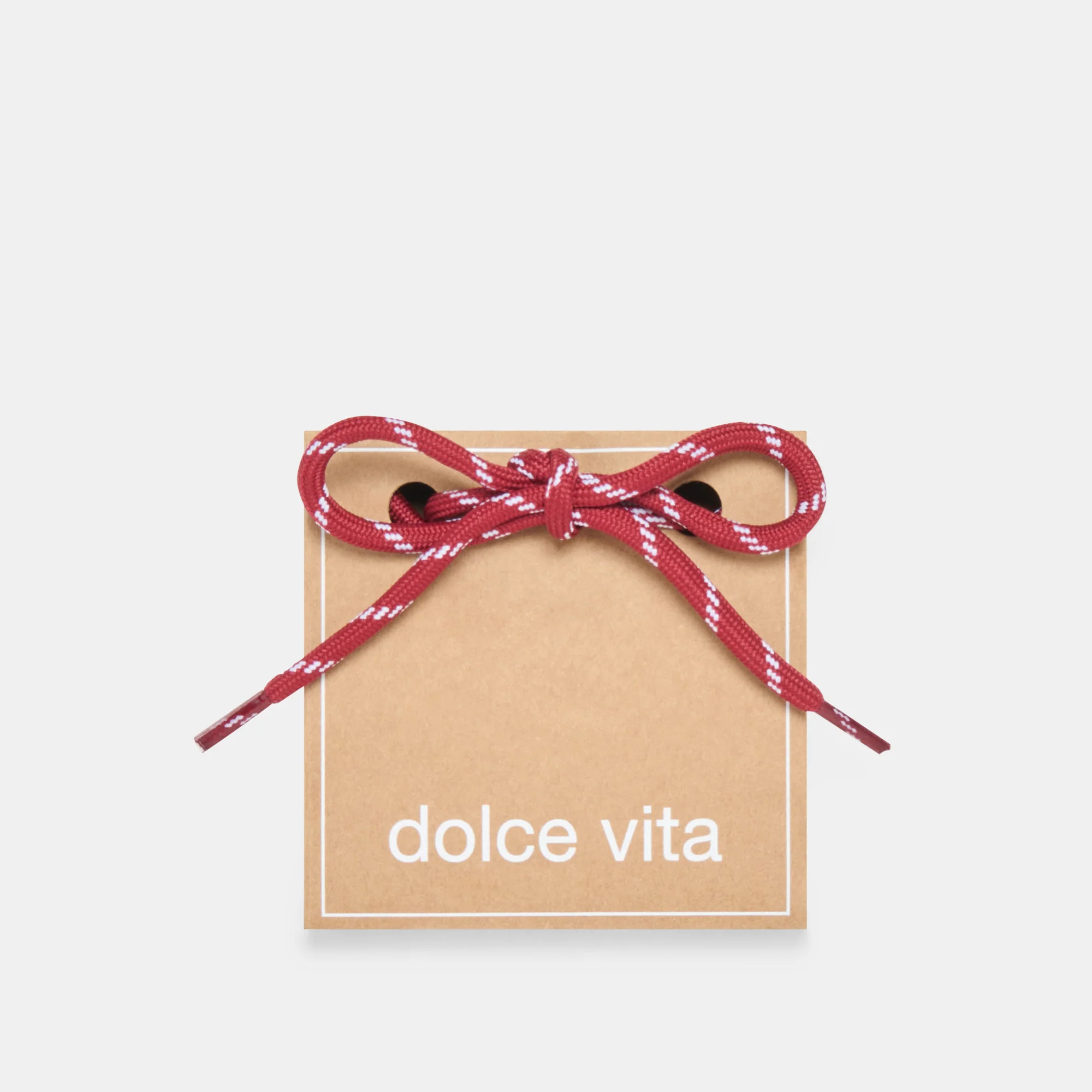 TICK MARK CORD LACE BURGUNDY MULTI | DolceVita.com