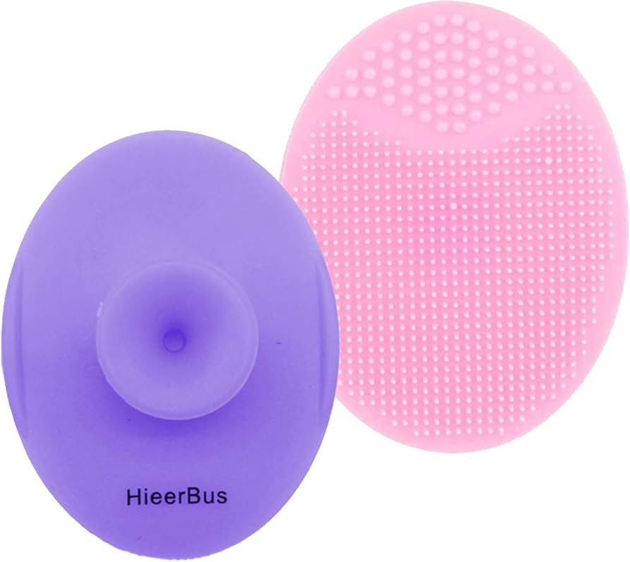HieerBus Soft Silicone Face Scrubber,Facial Cleansing Brush,Facial Exfoliation Scrub for Massage ... | Amazon (US)