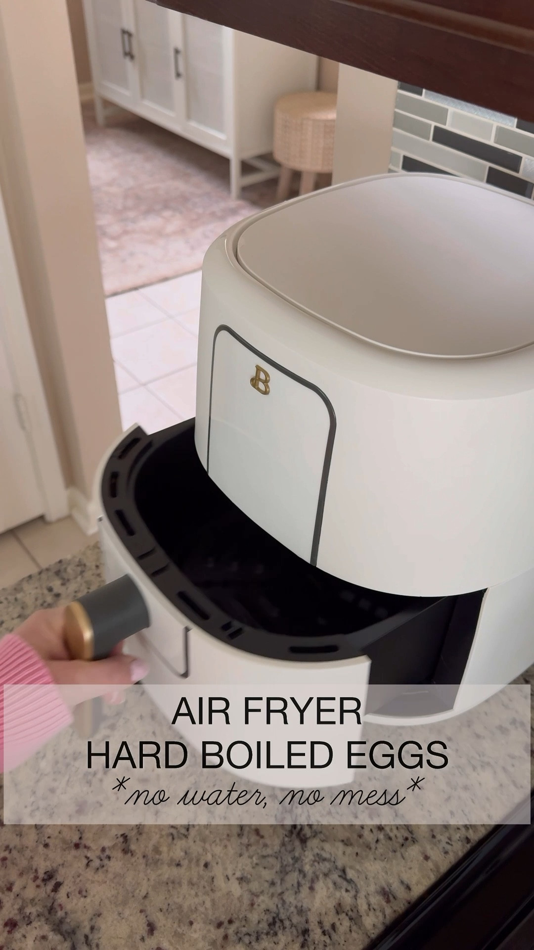 Air Fryer Hard Boiled Eggs 🥚 

Cook eggs for 17 minutes at 270° 

I love this Beautiful by Drew Air Fryer.  I also love these stackable egg trays that are perfect for transporting deviled eggs to parties & storing hard boiled eggs. 

#LTKmorningroutine #LTKfoodie #LTKHome