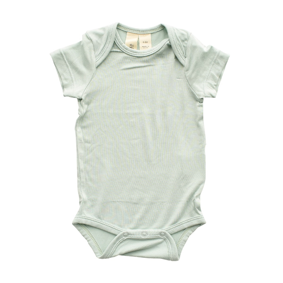 Kyte BABY Baby Short Sleeve Solid Onesie (Color: Sage, Size: nb) | The Tot