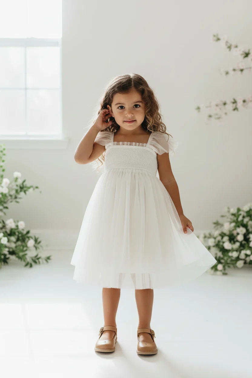 Juliet Dress (antique ivory tulle) | INDIE BLUE