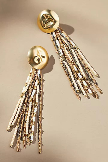 Western Beaded Drop Earrings | Anthropologie (US)