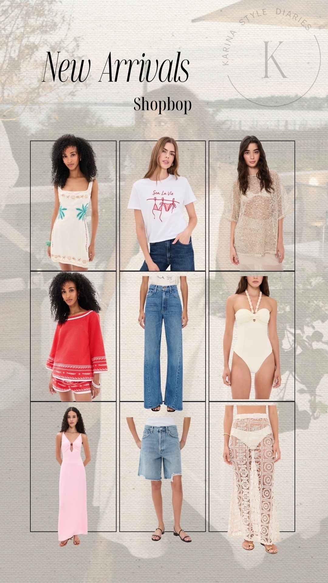Newest arrivals from Shopbop! Love all of these, standout is the new wash in the Mother jeans

#LTKSeasonal #LTKSwim #LTKOver40