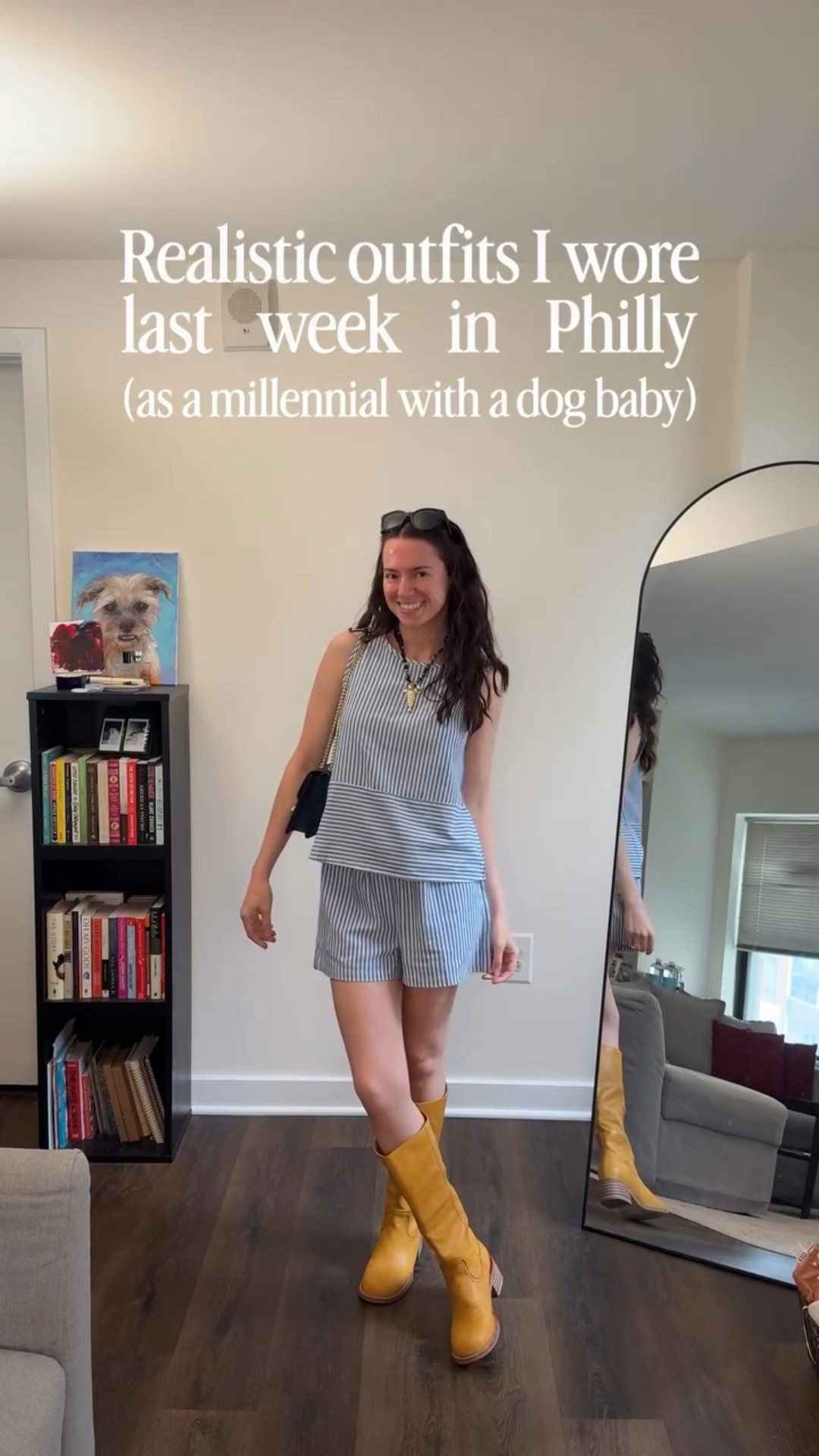 Looking for cute, affordable, and actually wearable outfits? I’ve got you! 👗✨

I lived in these @anrabess_official pieces last week in Philly. From matching sets that make getting dressed a breeze to the perfect athletic dresses for long walks with Pancake, these are my go-to’s. Being a millennial dog mom means I need comfort, but I still want to look put together and Amazon fashion definitely delivered.

Check out my outfits of the week:
• Monday: Blue striped matching set + statement boots for that Matcha Panda run 🍵
• Tuesday: Pink striped quarter-zip + baggy jeans for errands 👟
• Wednesday: Gingham set + leopard crossbody for a walk through Independence Hall 🏛️
• Thursday: Mint green athletic dress for hanging in the Fashion District 👗
• Friday: Black mini + fuzzy pink cardigan for brunch with Zach ☕️
• Saturday: Gingham shorts + baseball jersey for date night ⚾️
• Sunday: The full pink striped set for family time on South Street 💖

Which look is your favorite? Everything is linked in my storefront! 🔗✨