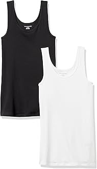 Amazon Essentials Women's 2-Pack Slim-Fit Tank | Amazon (US)