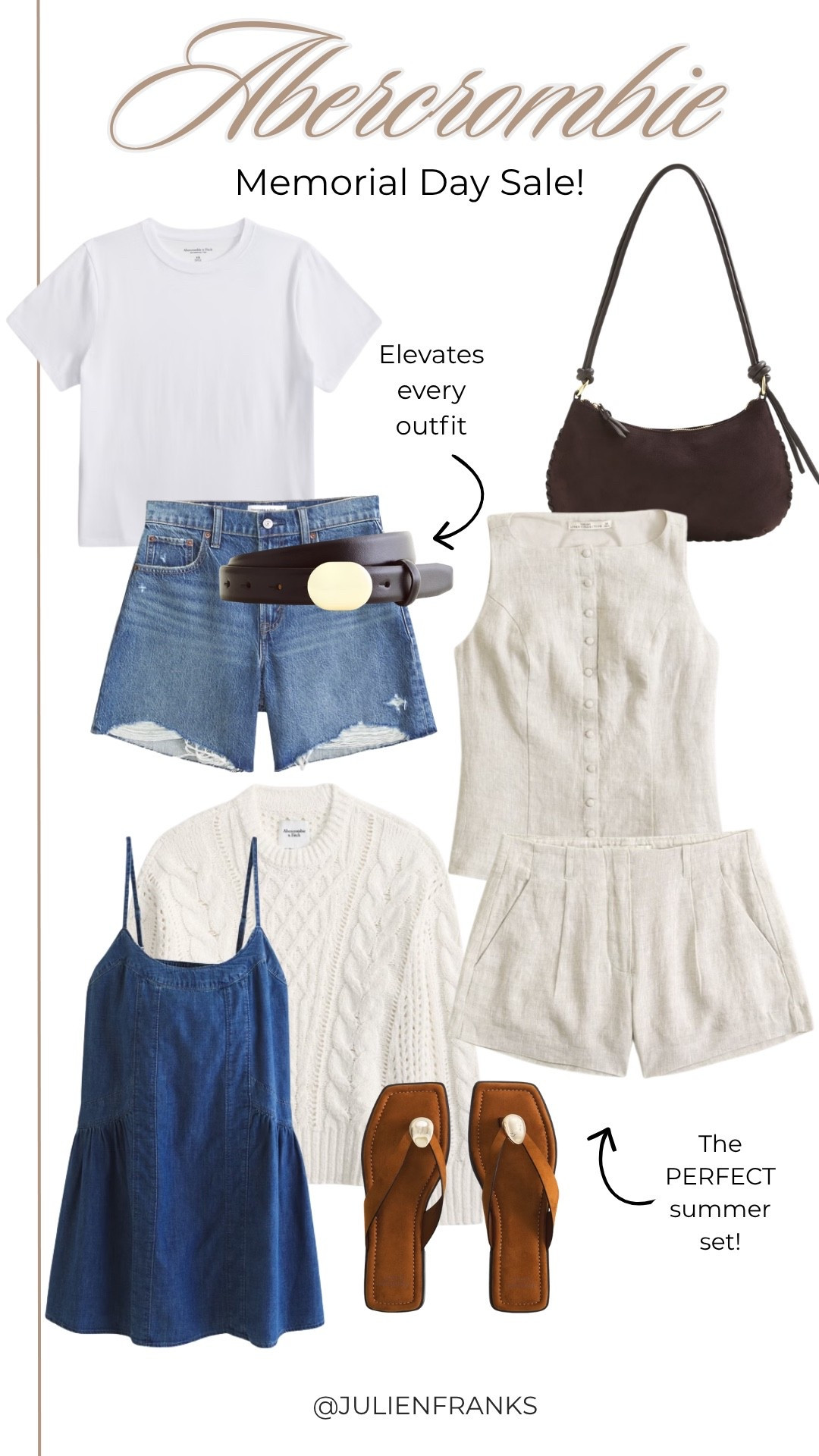 So many easy summer outfit staples in the Abercrombie Memorial Day sale! Linen sets, denim, basics & more 🤍

#LTKSaleAlert #LTKSeasonal #LTKootd