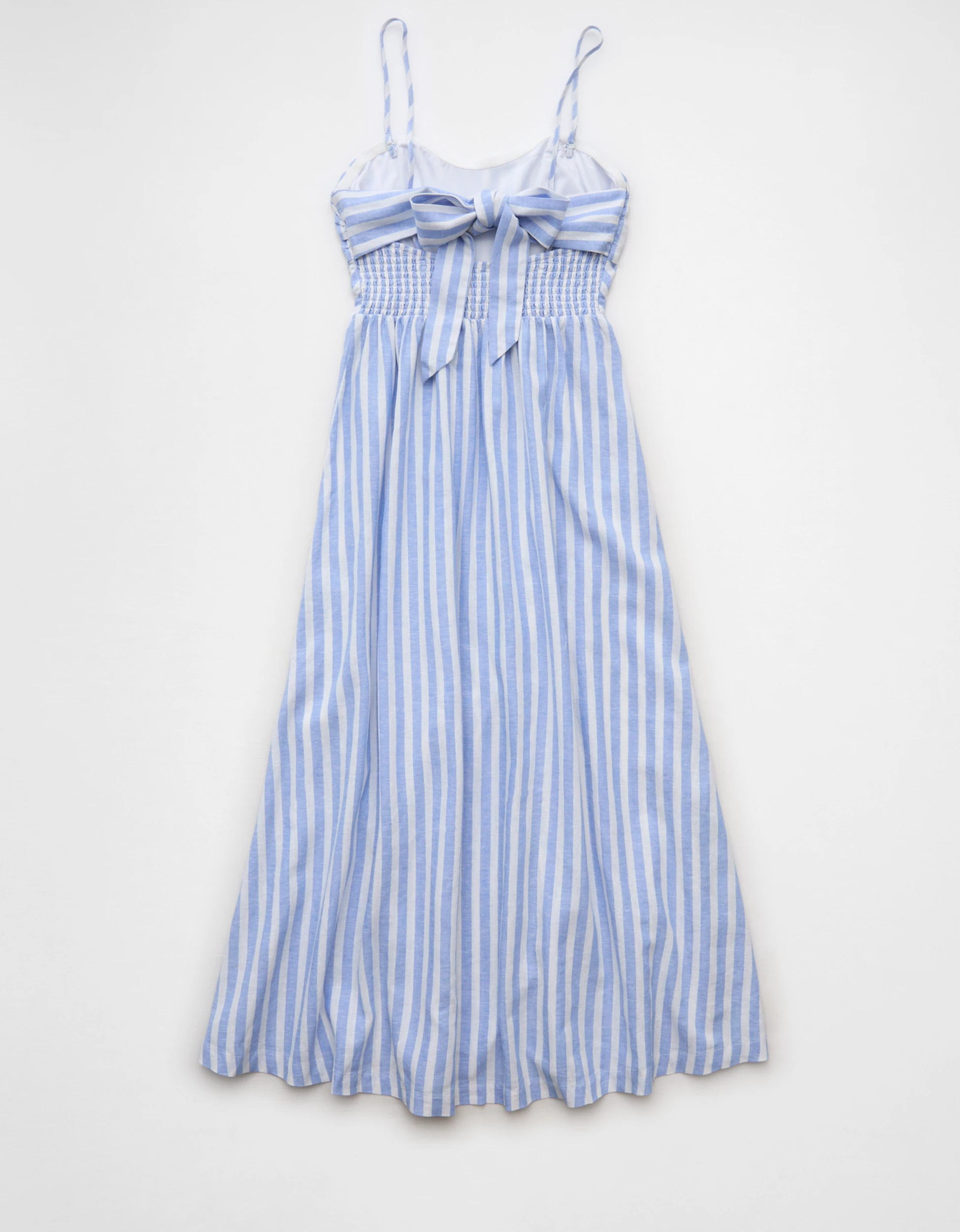 AE Strapless Corset Midi Dress | American Eagle Outfitters (US & CA)