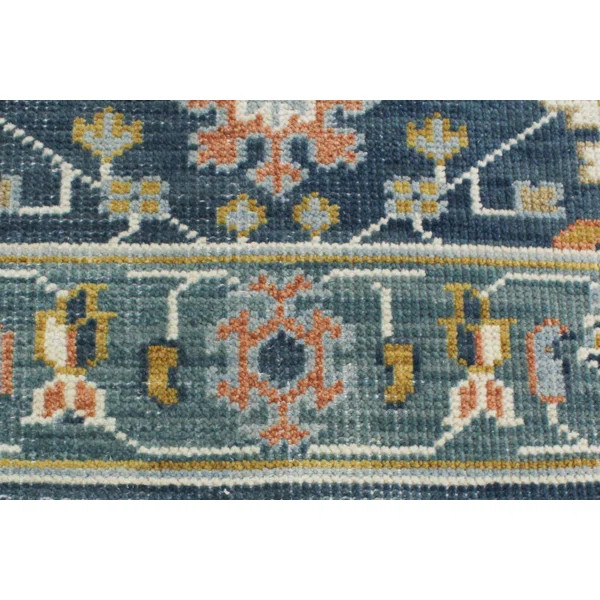 Abba Hand Knotted Wool Floral Rug | Wayfair North America
