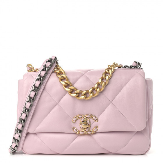 CHANEL

Lambskin Quilted Medium Chanel 19 Flap Light Pink | Fashionphile