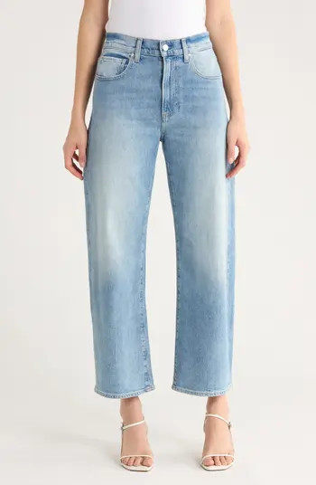 PAIGE Arellia High Waist Ankle Barrel Jeans | Nordstrom | Nordstrom