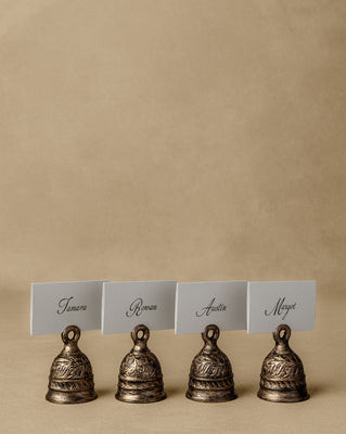 Ornate Bell Place Card Holder (Set of 4) | McGee & Co. (US)