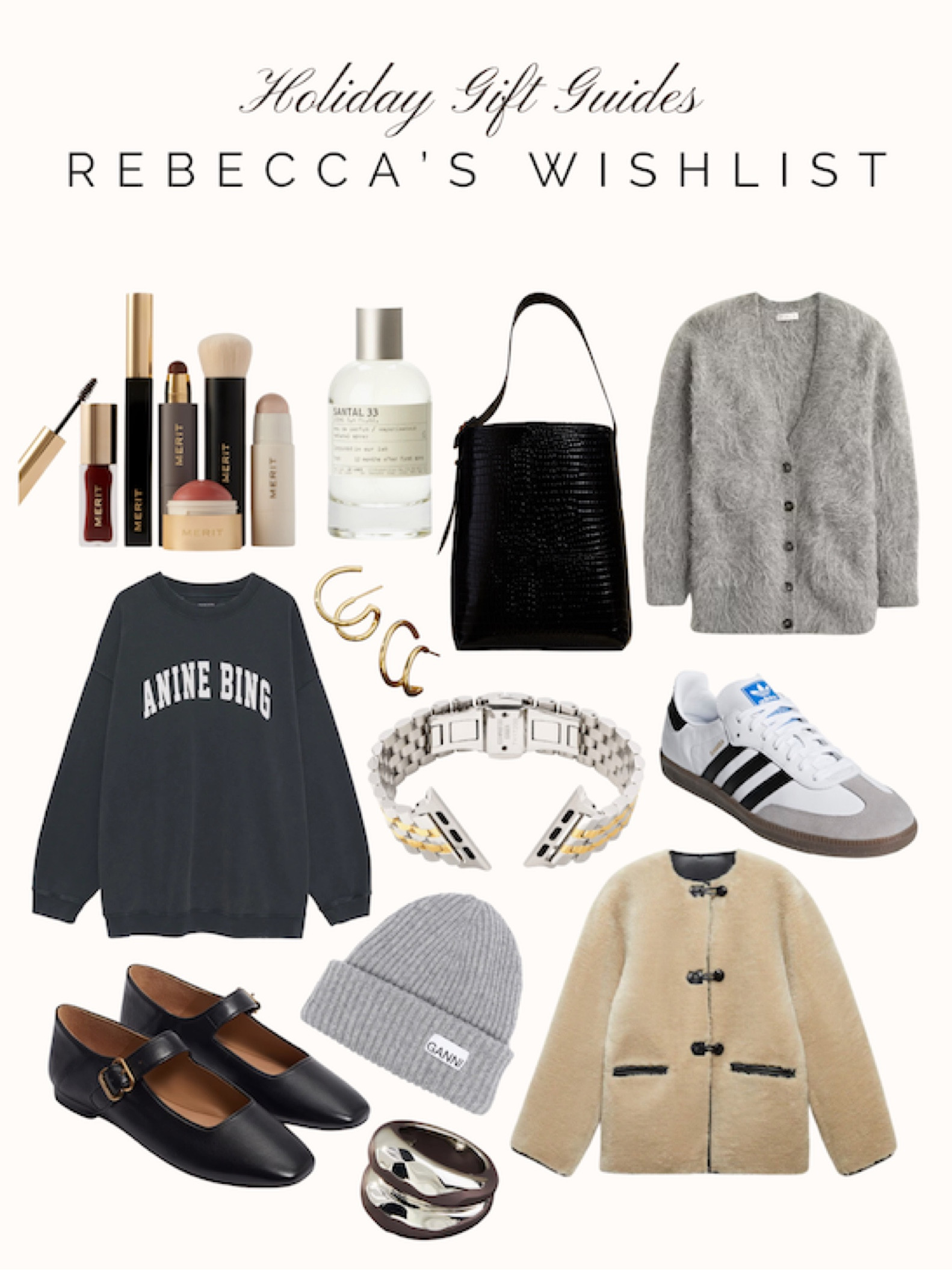 Rebecca’s wishlist! Love this jacket from Mango, full face from Merit Beauty and overside bag from Banana Republic   

#LTKGiftGuide #LTKshoecrush #LTKHoliday