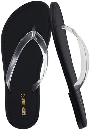 CUSHIONAIRE Surf Flip Flop Sandals for Women with Flexible Sole and Soft Jelly Strap, Lightweight... | Amazon (US)