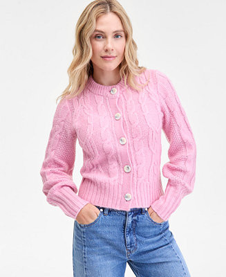 Women's Chunky Cable-Knit Cardigan, Macy's Exclusive | Macy's