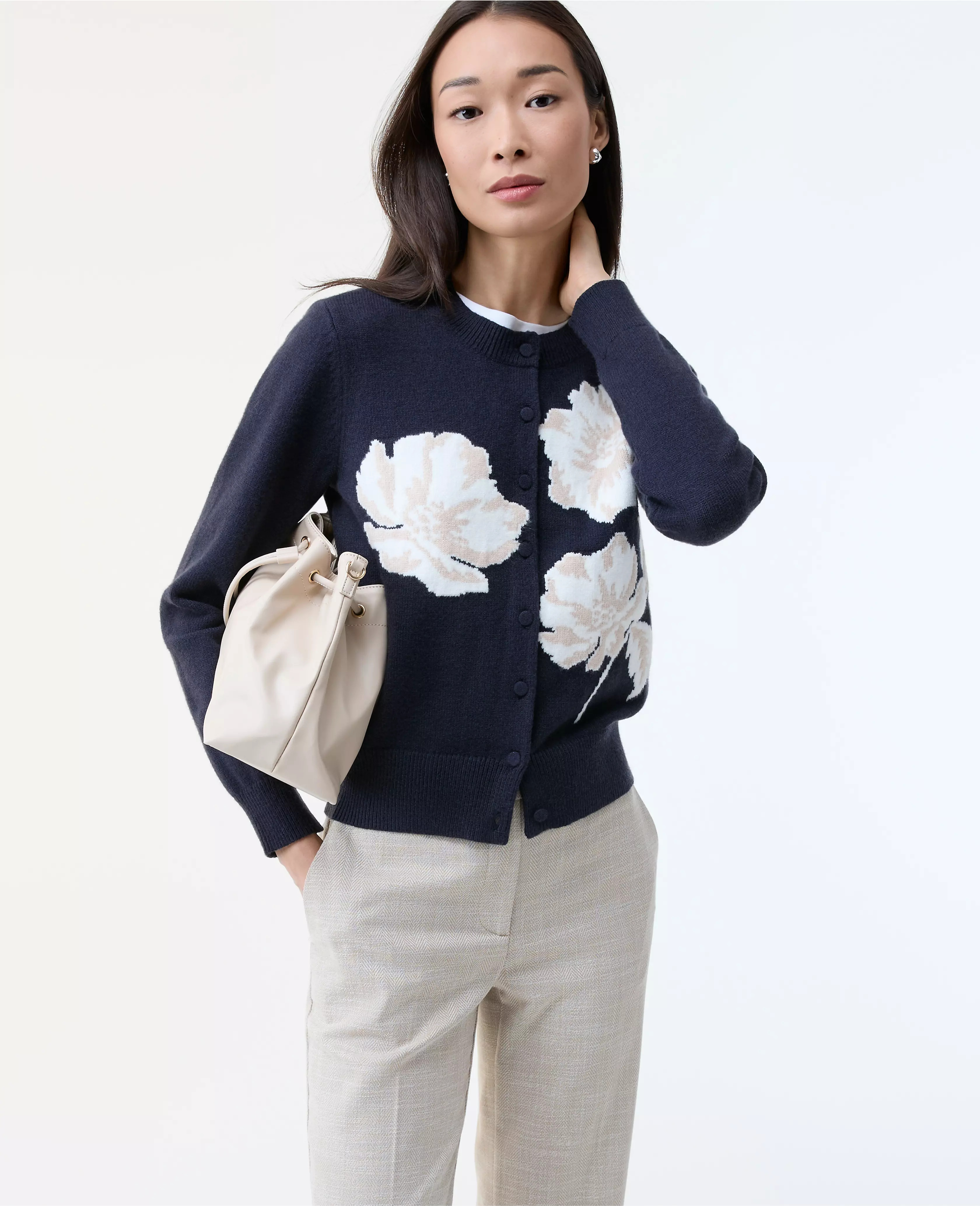 Floral Ann Cardigan | Ann Taylor