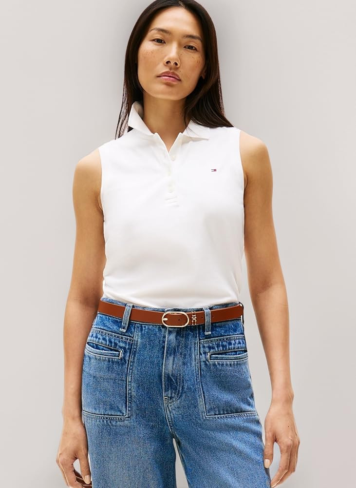 Tommy Hilfiger Women\u2019s 1985 Short Sleeve Slim Fit Polo Shirt | Amazon (UK)