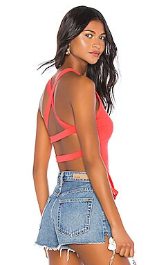 superdown Havanna Strappy Back Top in Coral from Revolve.com | Revolve Clothing (Global)