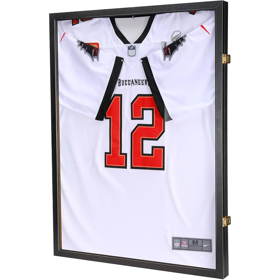 Jersey Wooden Frame Display Case -Shadow Box with 98% UV Protection Acrylic and Hanger for Baseba... | Amazon (US)