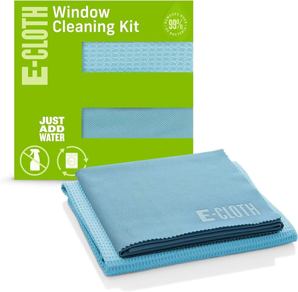 E-Cloth Microfiber Cleaning Cloth Glass Kit - Microfiber Towel Window Cleaning Kit - Microfiber T... | Amazon (US)