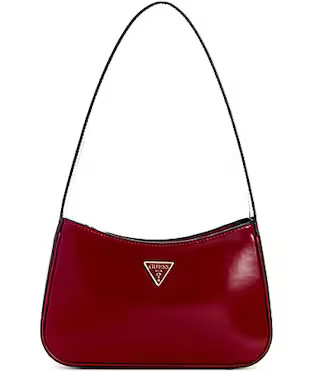 Guess Arnela Top Zip Shoulder Bag - Red | Dillard's