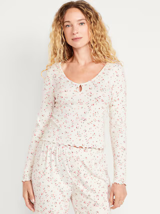 Cozy Ribbed Pajama Top | Old Navy (US)