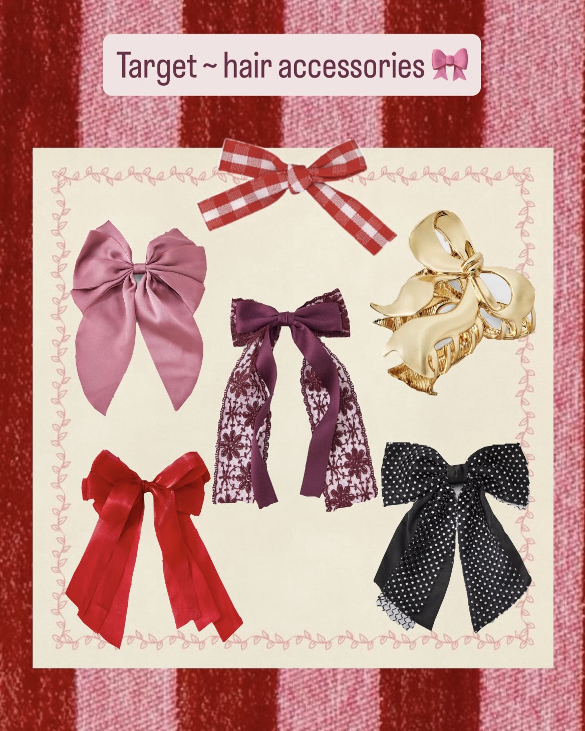 Tis the season to sparkle ✨ Deck your hair with Target’s cutest holiday accessories! 🎀

#LTKFindsUnder50 #LTKHoliday #LTKGiftGuide