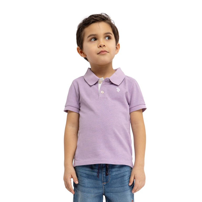 U.S. Polo Assn. Toddler Boys Pique Polo Shirt, Sizes 2T-5T | Walmart (US)