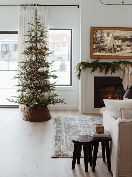 So many sales in one photo!

Christmas tree is an additional 15% off with code CYBERMONDAY. 
Samsung frame tv is on sale. 
Tree collar is 30% off. 
Curtains are 15% off with BLACK15
Rug is on sale!

#LTKsalealert #LTKHoliday #LTKhome