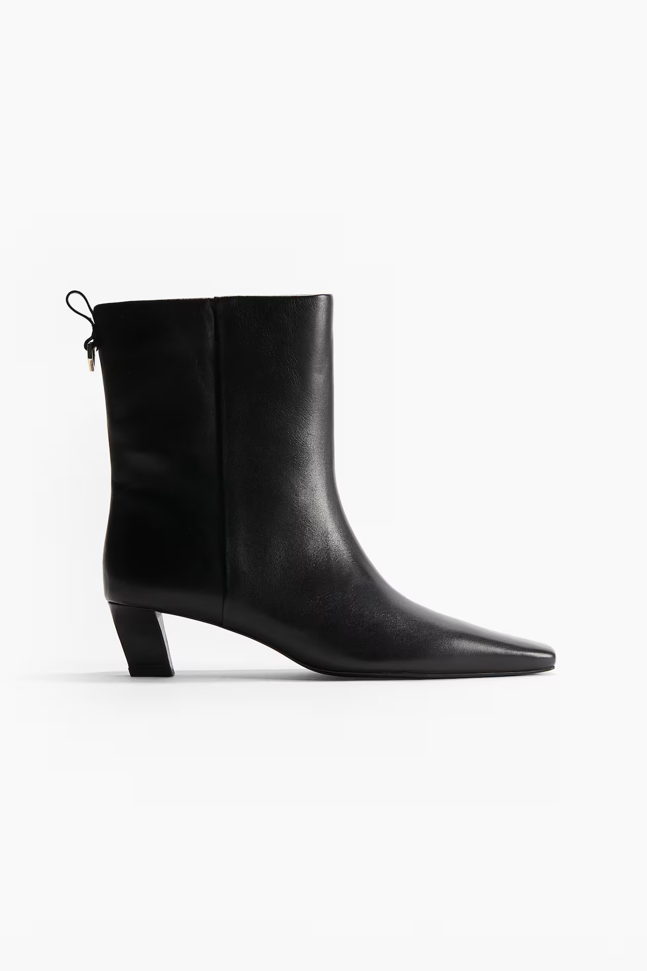 Heeled leather boots | H&M (UK, MY, IN, SG, PH, TW, HK)