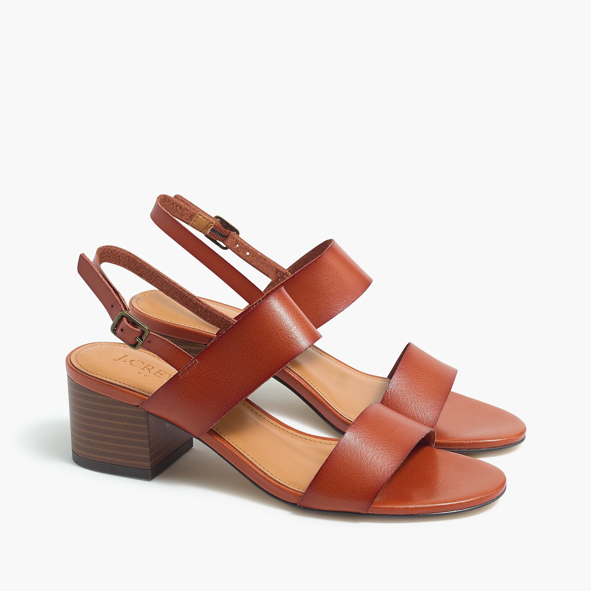 Low block-heel sandals | J.Crew Factory