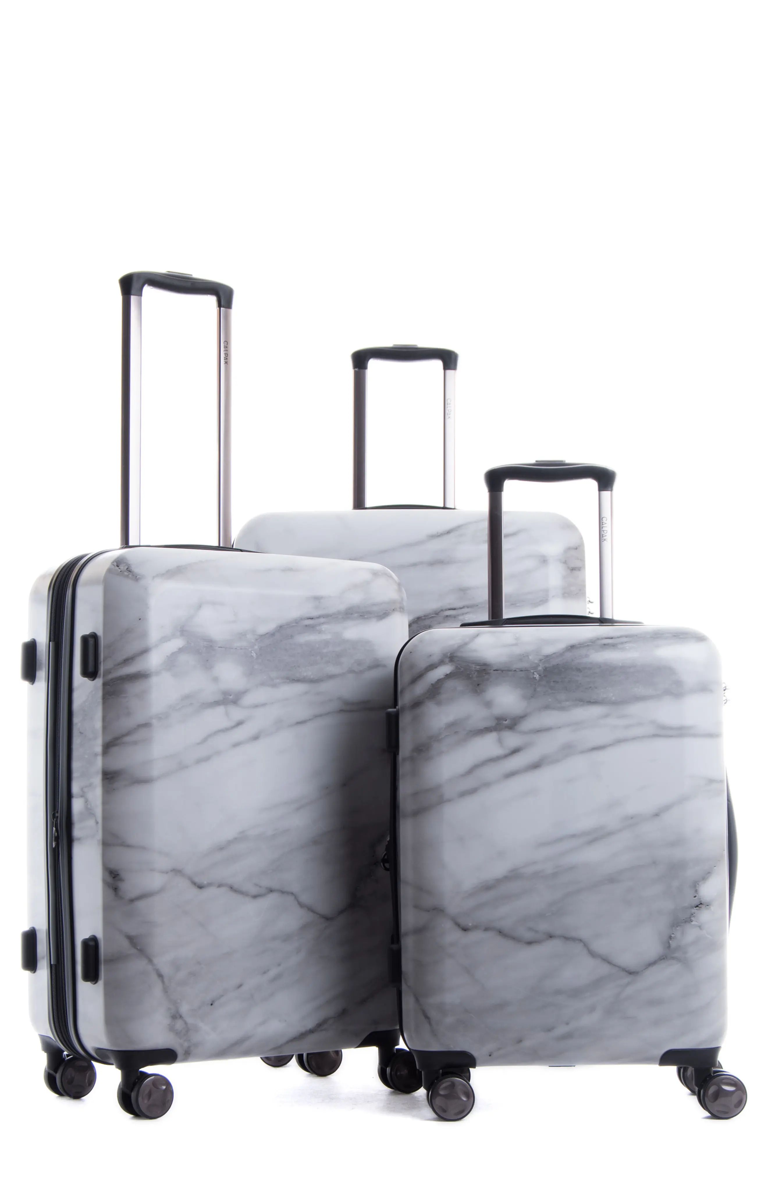 Astyll 3-Piece Marbled Luggage Set | Nordstrom