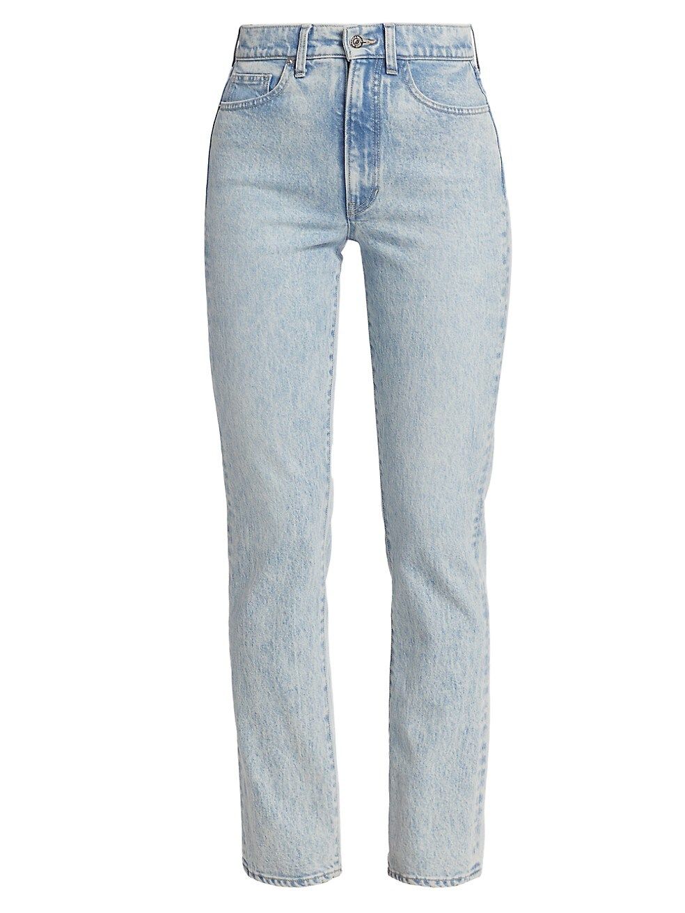 Alenah High-Rise Slim-Straight Jeans | Saks Fifth Avenue