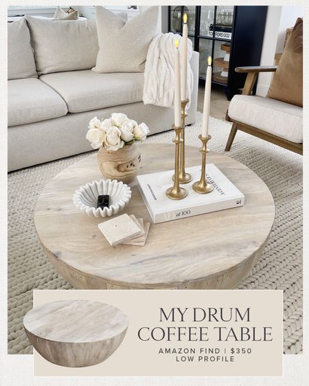 HOME \ drum coffee table from Amazon + living room decor 👌🏻👌🏻 



#LTKhome #LTKfindsunder50