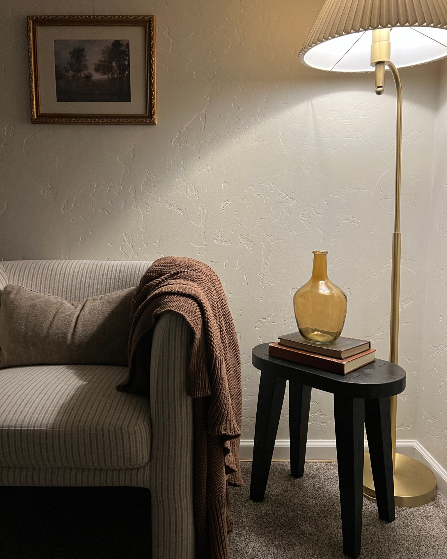 This bedroom view is a vibe 🌙 

Nothing like a cozy corner on these colder days. I picked up this barrel chair on sale and think it’s just perfect for this space 😍

accent ticking stripe linen barrel chair gold brass pleated floor lamp cozy vintage bedroom home decor design inspo

#LTKSaleAlert #LTKHome
