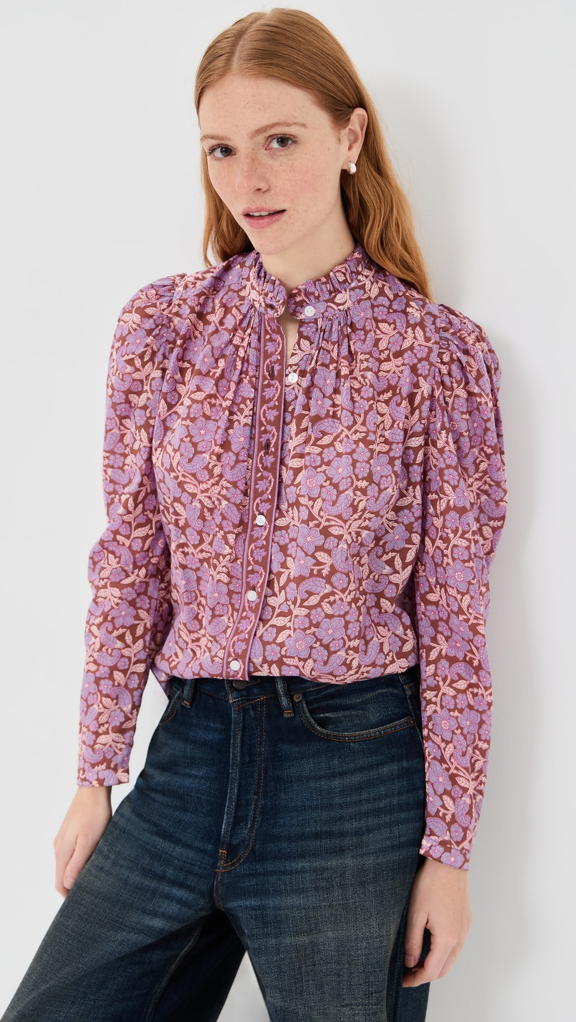 Artemis Twilight Floral Shirt | Shopbop