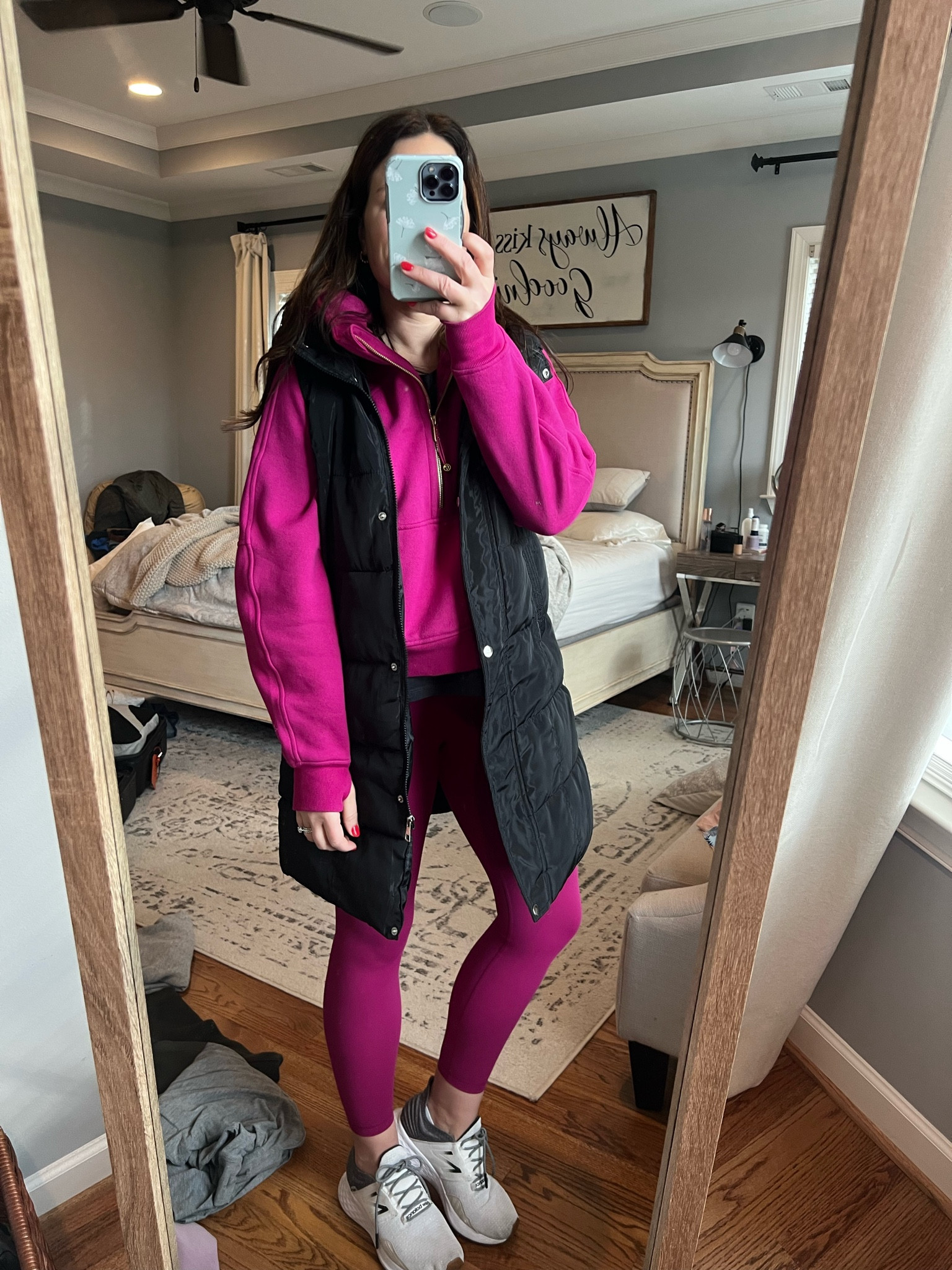 Comfy travel outfit! The colors of this set are perfect as we go into spring! 

lululemon top with my favorite amazon brand leggings are a perfect match 🙌🏼 #amazon #amazonfashion #leggings 

#LTKSaleAlert #LTKActive #LTKFitness