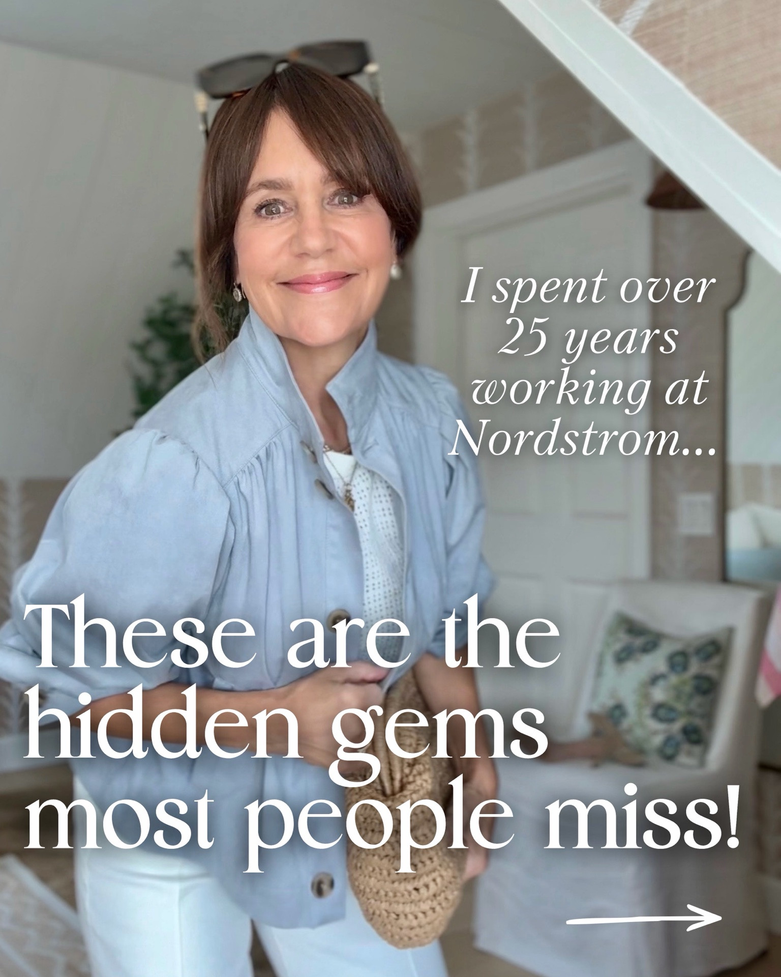 The TOP hidden gems at Nordstrom that most people miss ✨ After 25 years as a Nordstrom buyer and personal stylist, these are the overlooked finds that you shouldn’t miss!!! 

What incredible style, beauty, or home essentials would you add to this list?? 

Jeans run slightly small. I would size up if between sizes. 

#styletips #nordstrom #nordstromstylist

#LTKSaleAlert #LTKdayinmylife #LTKOver40