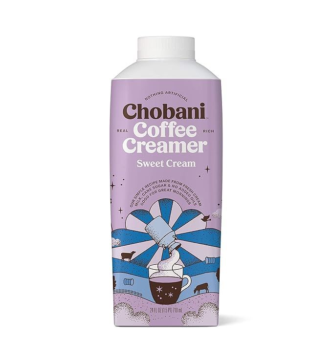 Chobani Coffee Creamer, Sweet Cream, 24 Fl Oz | Amazon (US)