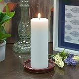 3 x 8 Inch White Pillar Candles - Set of 4 | Amazon (US)