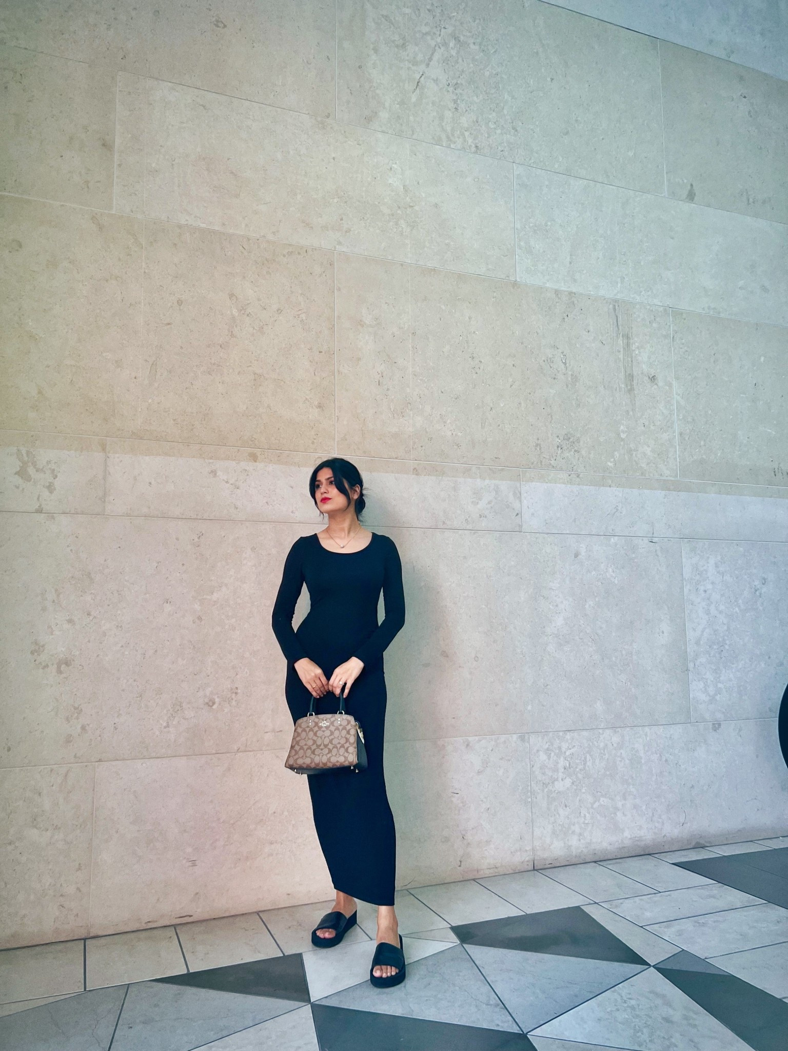 Black body-con dress from Amazon.
 Stretchy, thick and comfortable fabric. Hugs in right places.

#LTKSaleAlert #LTKParties #LTKStyleTip