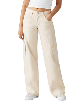 Levi's® Women's Super Low Loose-Fit Cargo Jeans - Macy's | Macy's