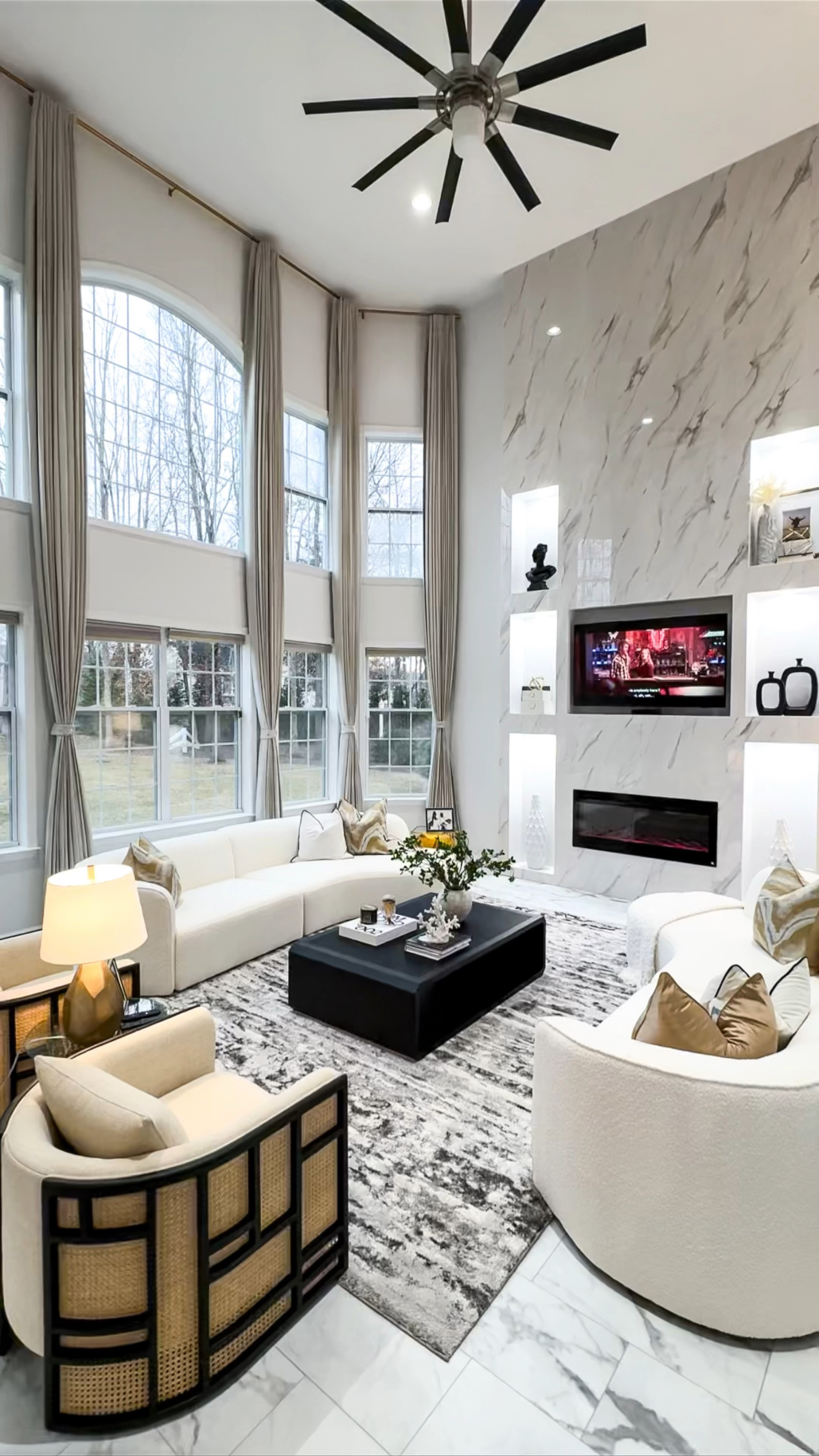 Happy Thanksguving Belle’s. It’s a day to be thankful and I’m so excited to share our New Livingroom Makeover with you all.  The first time I saw this space, I had exactly how I want to furnish it and to see it come to life is amazing. 

Tap below to shop! Follow me @omabelle for more Fashion, Home & everything inbetween. Glad to have you here!!! 💕😊🙏
Coffee table | Livingroom | Home decor | bedding | bedroom | fall decor |  fall porch | dresser | rug | kitchen | dispenser | cutlery set | knives 

#LTKWatchNow #LTKHome #LTKStyleTip