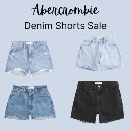 Abercrombie denim shorts sale 💙👖

#LTKstyletip #LTKsalealert