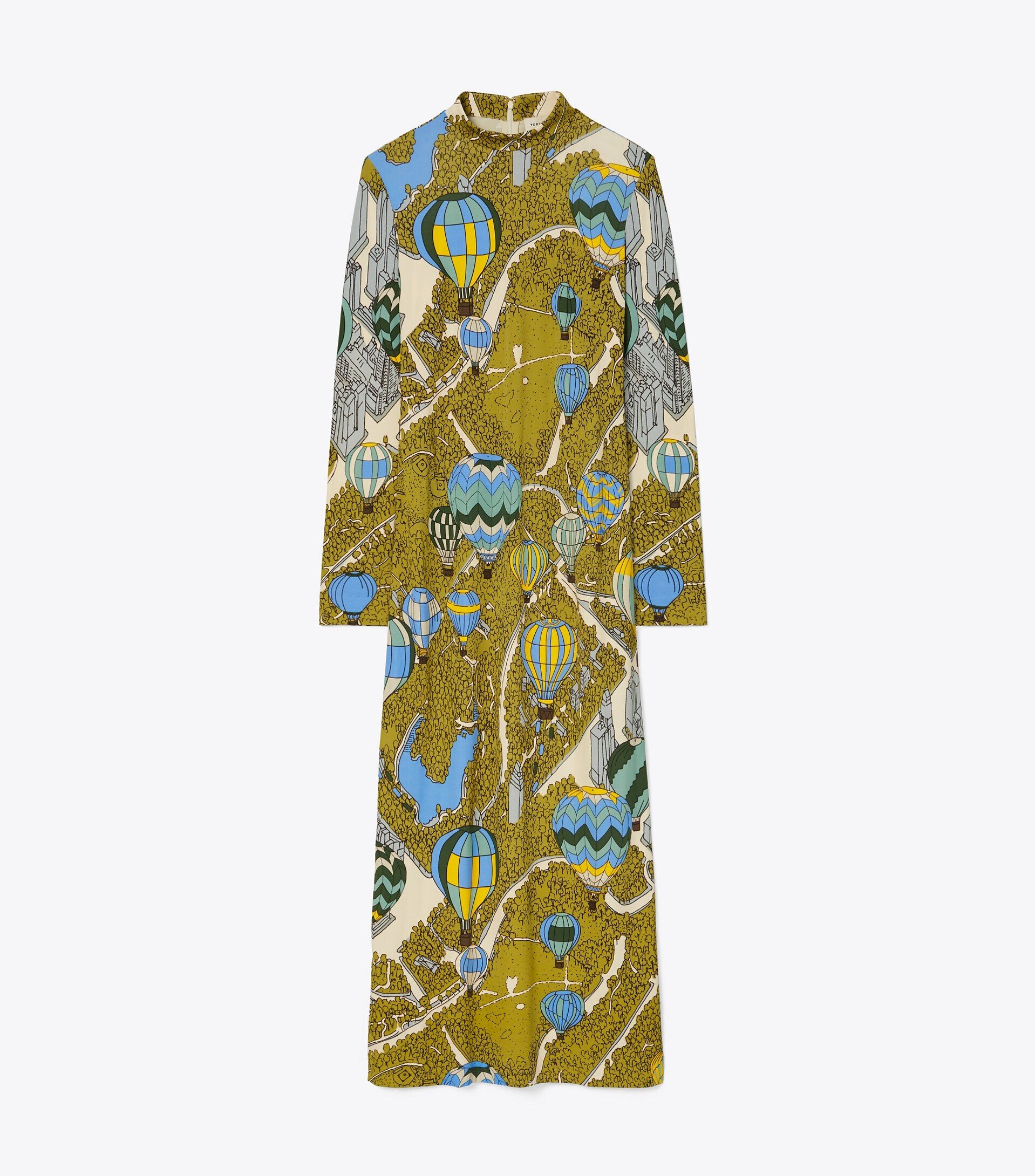 Printed Mockneck Dress | Tory Burch (US)