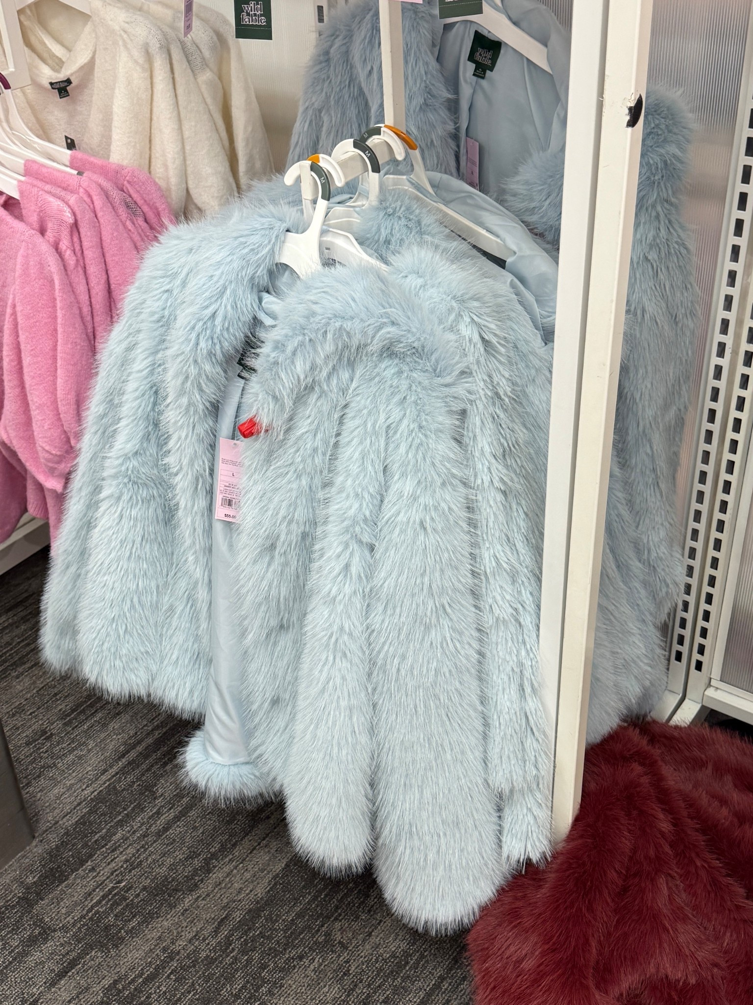 Target wild fable clearance for $35!! $20 off! Just ordered for Backstreet Boys in Vegas! Fur coat faux fur jacket winter styling night out dress 

#LTKSaleAlert