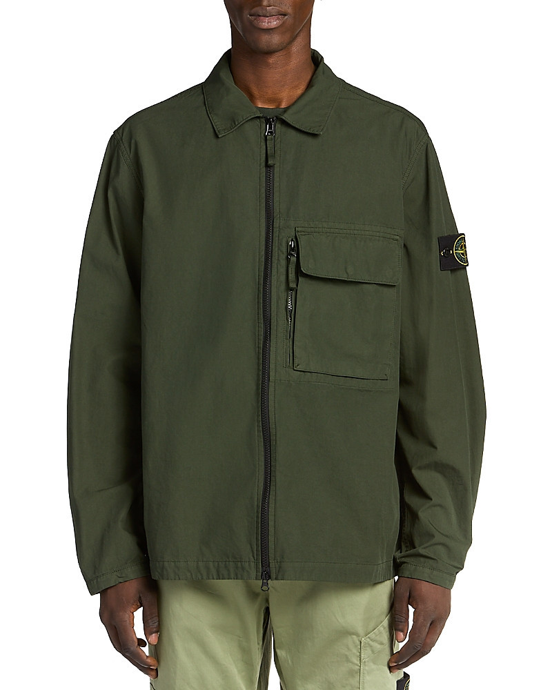 Stone Island Juniper Zip Front Shirt Jacket | Bloomingdale's (US)