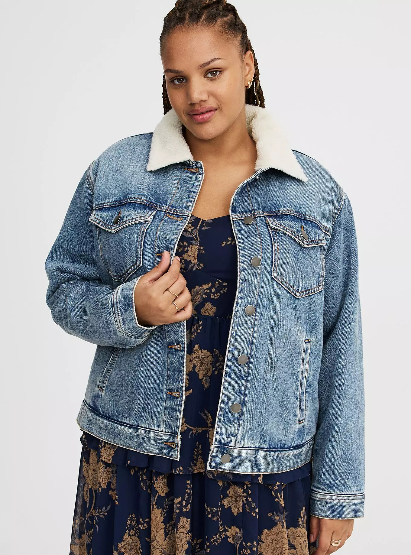 Sherpa Denim Jacket | Torrid (US & Canada)
