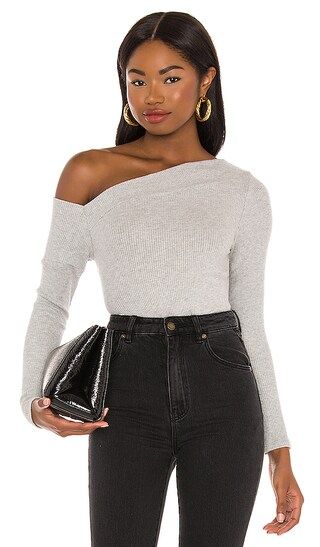 Maples Long Sleeve Top in Heather Grey | Revolve Clothing (Global)