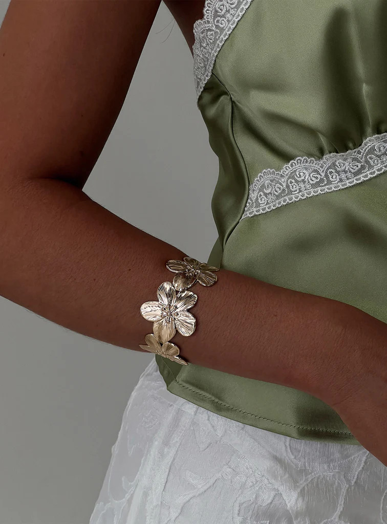 See You Soon Cuff Gold | Princess Polly US